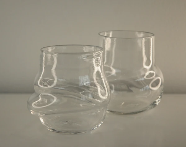 Håndblæste vandglas